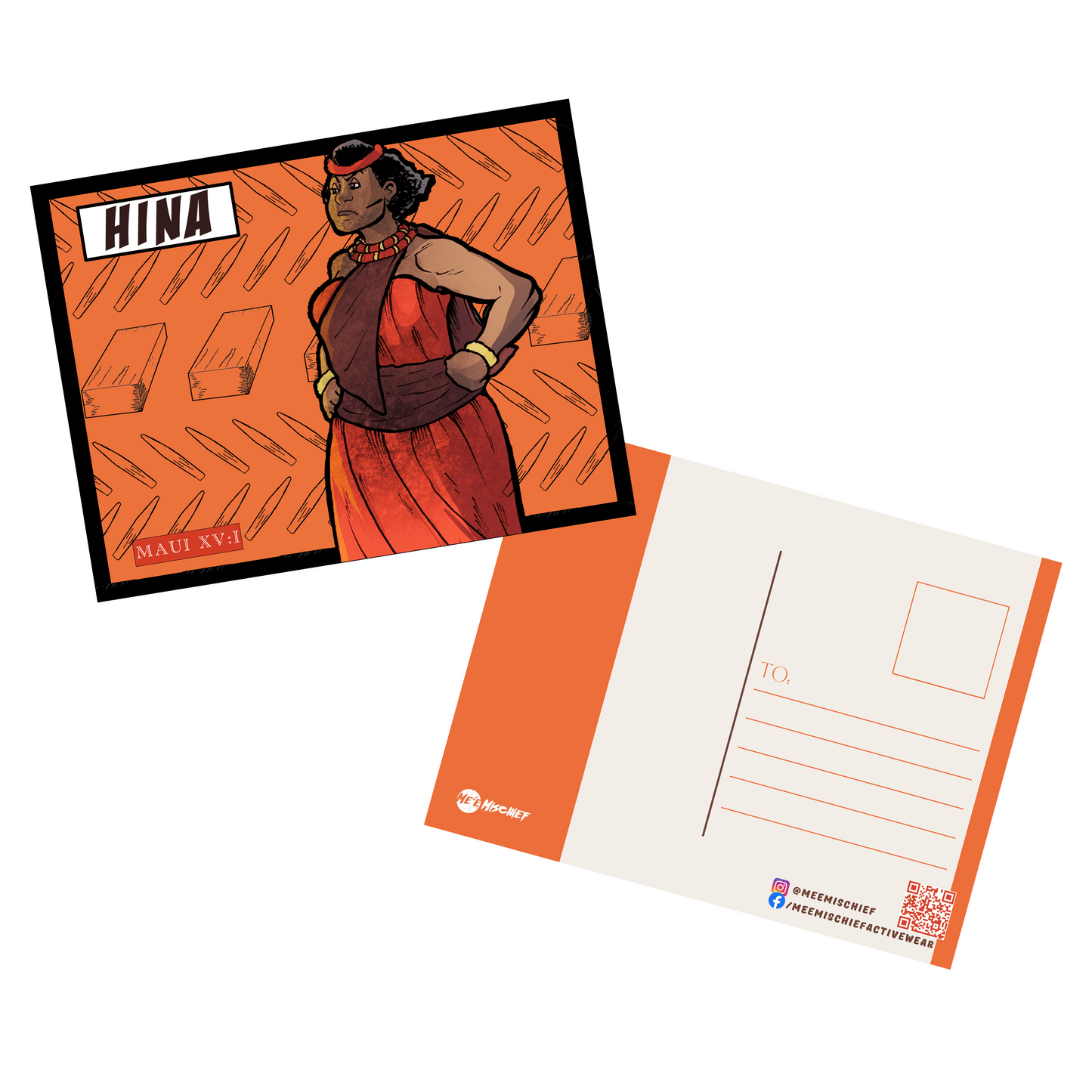 Maui Character Postcard Packs