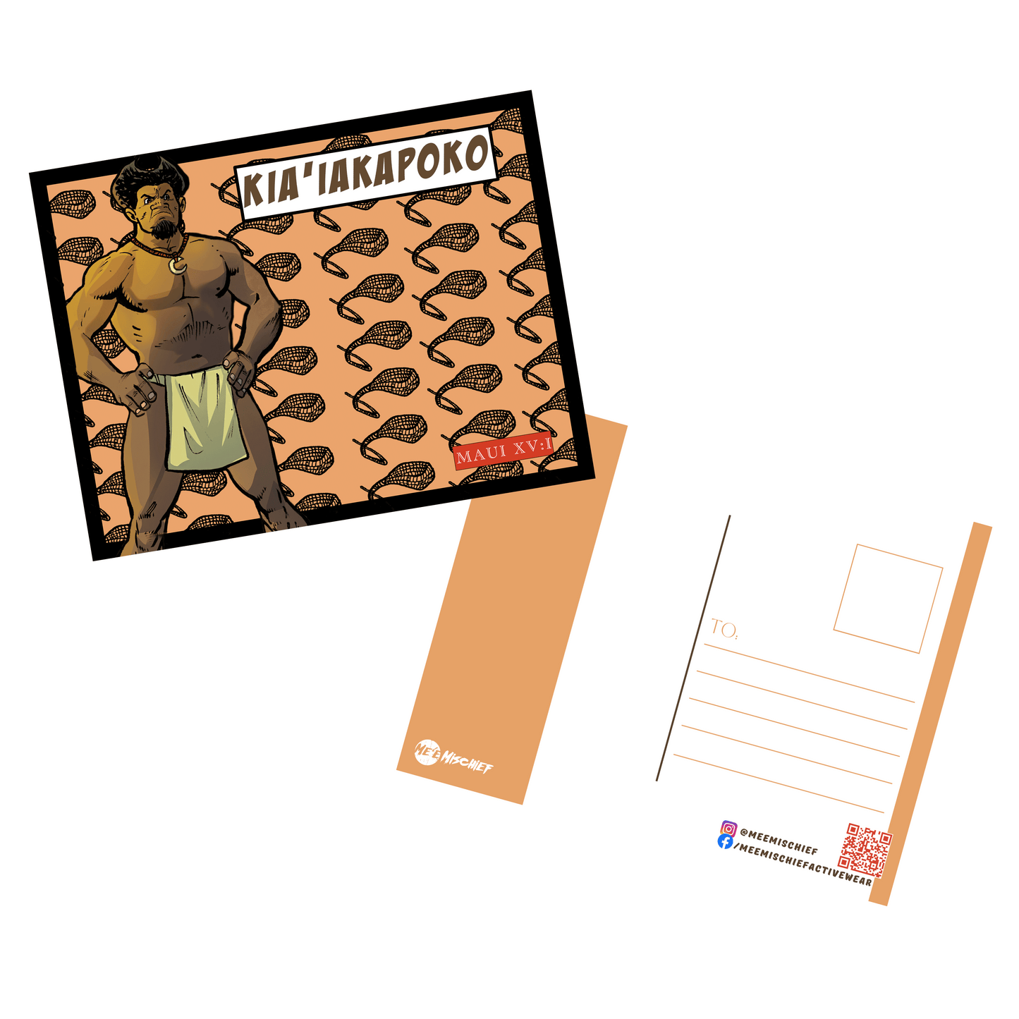 Maui Character Postcard Packs