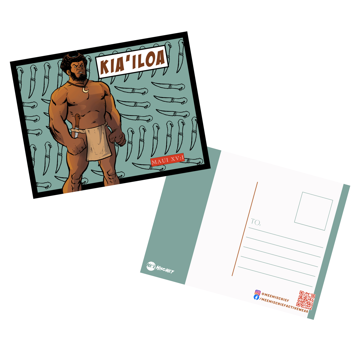 Maui Character Postcard Packs