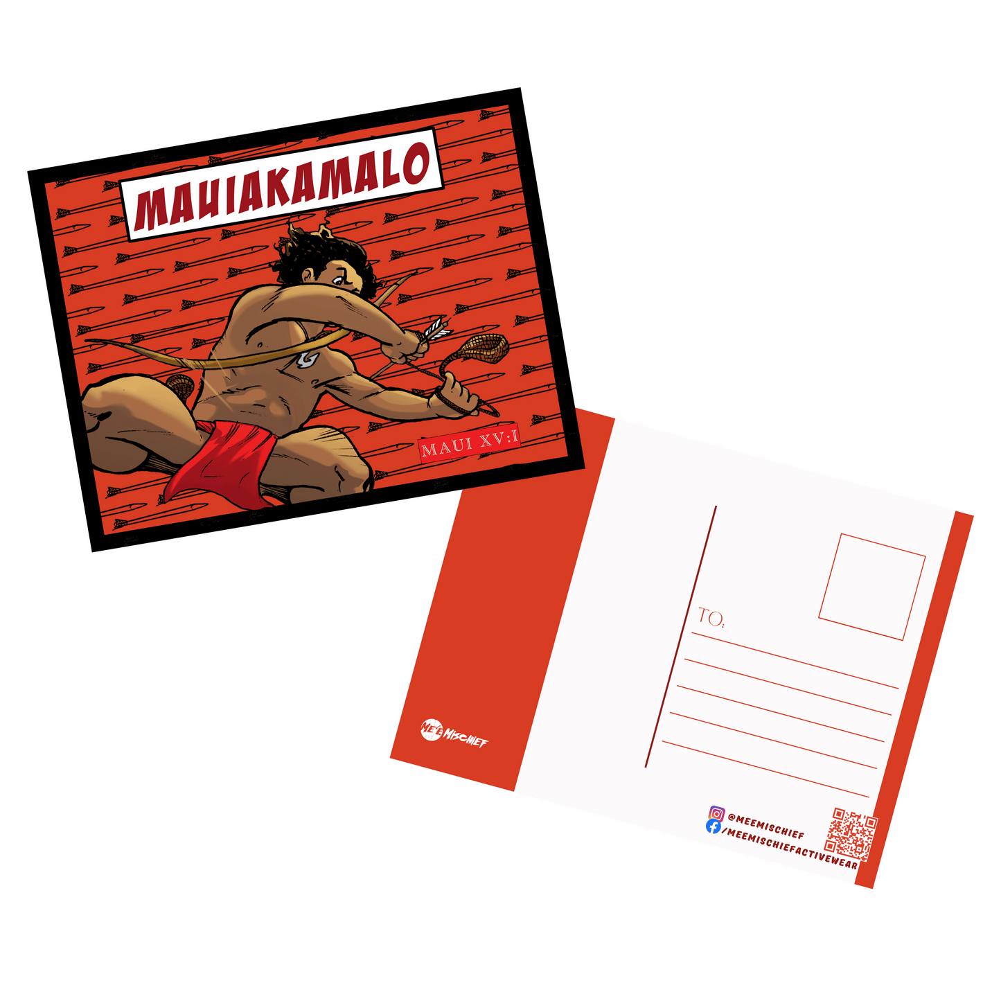 Maui Character Postcard Packs